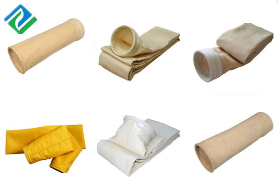 Nomex no tejido 550gsm bolsos de 1 del micrón del poliéster filtro del cemento