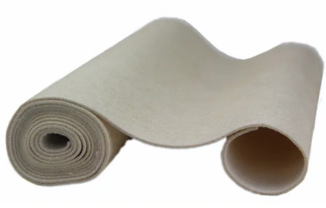 Tela filtrante industrial de la incineración inútil blanca de Aramid