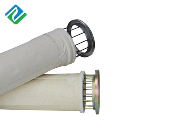 Bolso de filtro de alta temperatura no tejido de Nomex de la planta siderúrgica