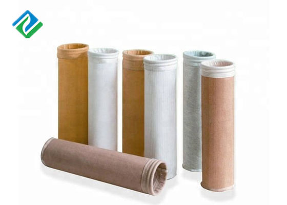 ISO9001 450gsm 1.6m m bolsos de filtro del poliéster de 75 micrones