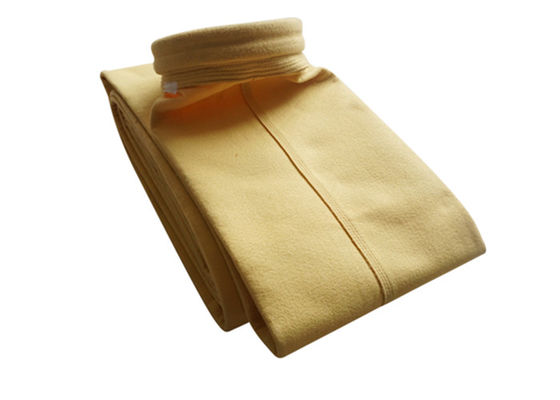 Cemento bolsos de filtro del fieltro de la aguja del poliéster de 15 micrones 550gsm