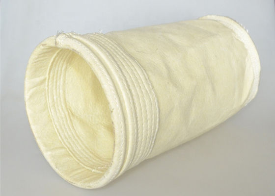 bolso de filtro de Aramid Nomex del colector de polvo 5mg/Nm3 ignífugo
