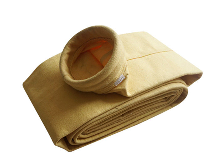 Cemento bolsos de filtro del fieltro de la aguja del poliéster de 15 micrones 550gsm